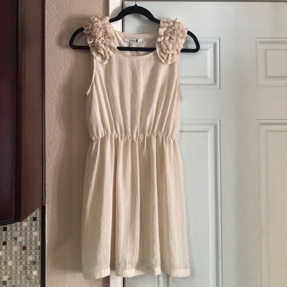 Forever 21 Cream Colored Dress
